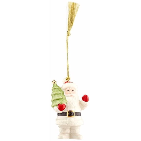 2019 Jolly Santa (Porcelain Ornament) Lenox Christmas Tree Ornament 868118