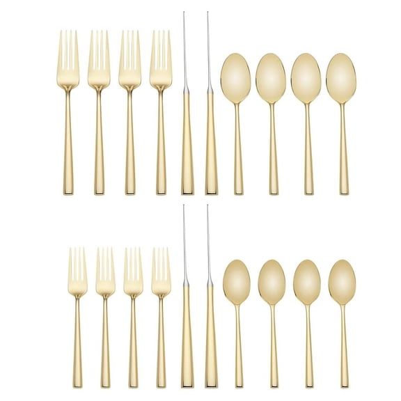 Lenox Kate Spade Malmo Gold 20-Piece Flatware Set, Metallic