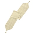 thumbnail image 1 of Lenox Laurel Leaf Reversible Table Runner, Ivory - 14"W x 90"L, 1 of 3