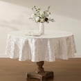 thumbnail image 1 of Lenox Laurel Leaf Tablecloth, Platinum - 70"W x 86"L Oval, 1 of 3