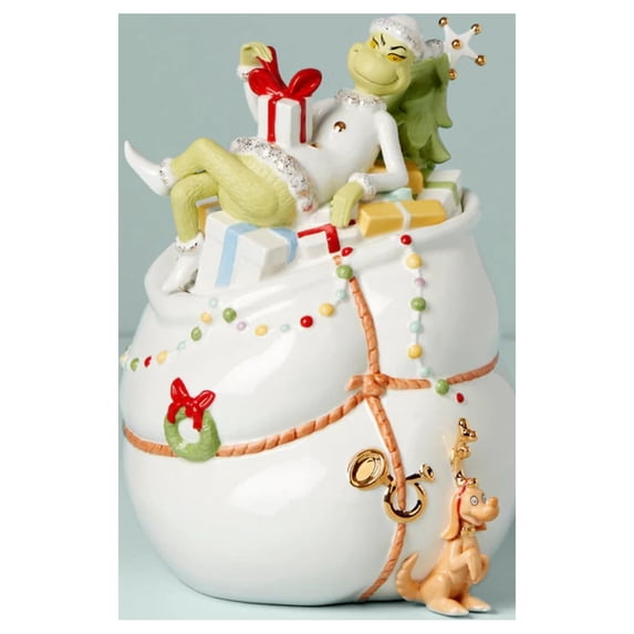 Lenox Merry Grinchmas Cookie Jar