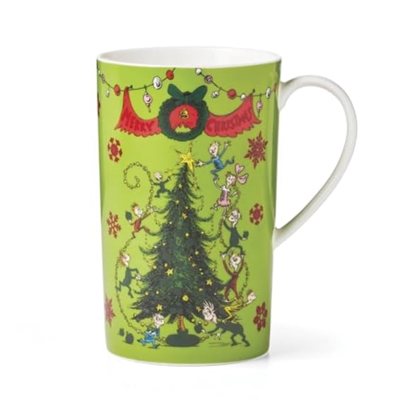 Lenox Merry Grinchmas Magic Heat-Changing Mug, 1 Count, Green