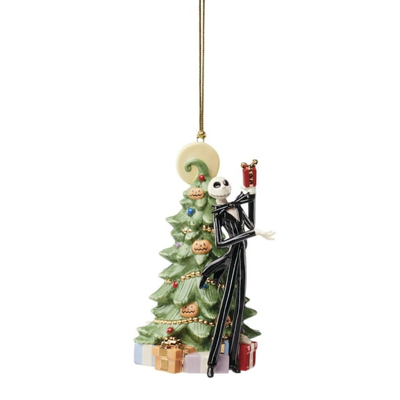Lenox Nightmare Before Christmas Ornament 30th Anniversary, 5-inch Height, Porcelain, Home, Home Dcor