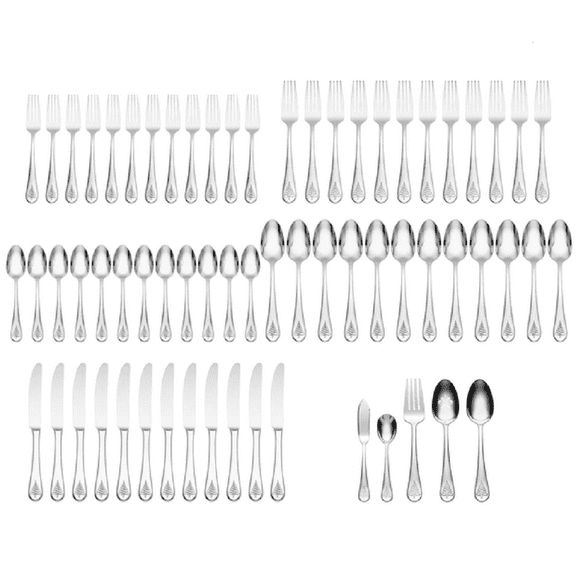 Lenox Noella Christmas 18/10 Stainless 65pc. Flatware Set (Service for Twelve)