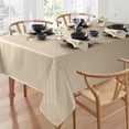 thumbnail image 1 of Lenox Olivia Tablecloth, Tan - 60"W x 120"L, 1 of 3