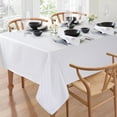 thumbnail image 1 of Lenox Olivia Tablecloth, White - 52"W x 70"L, 1 of 3