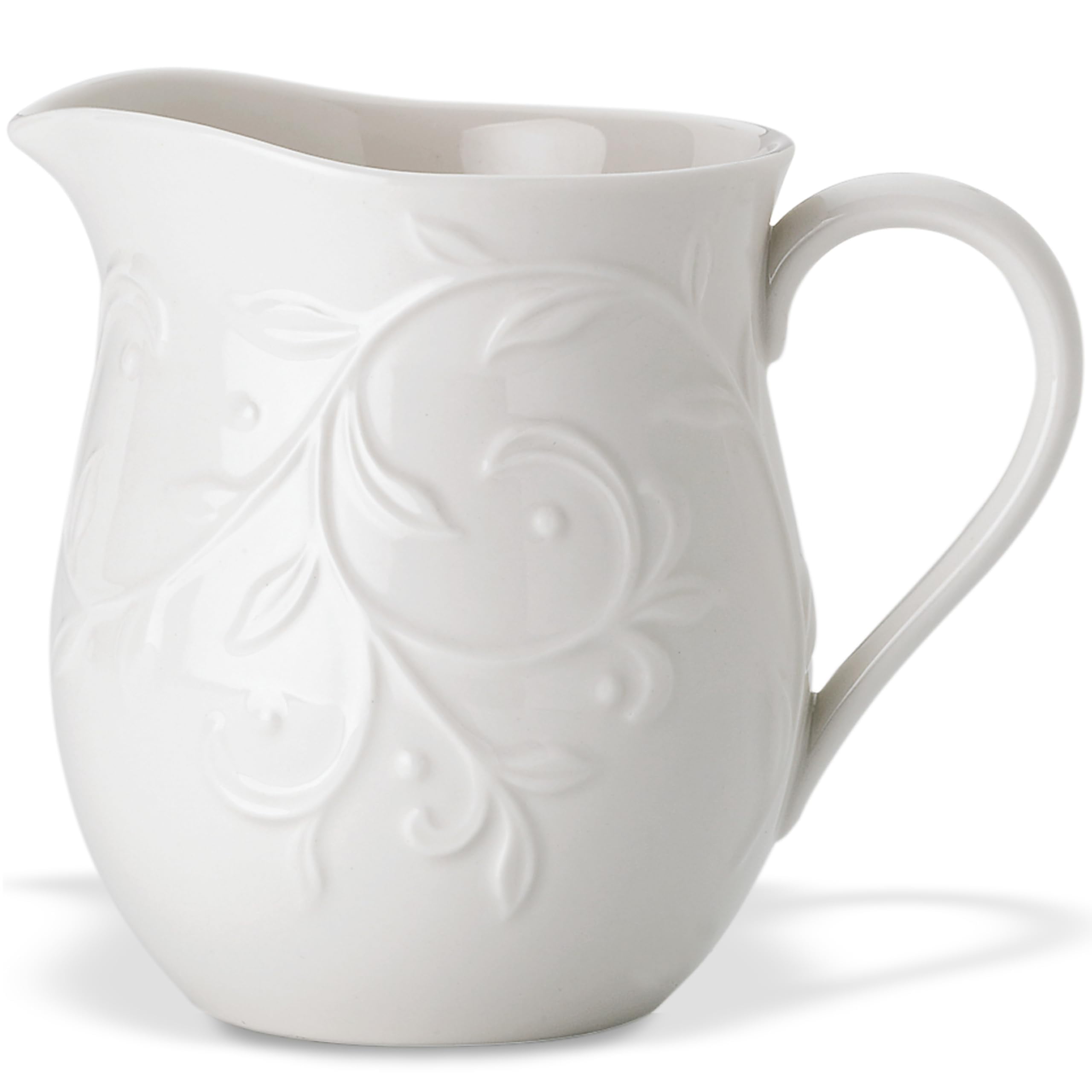 Lenox Opal Innocence Carved Creamer