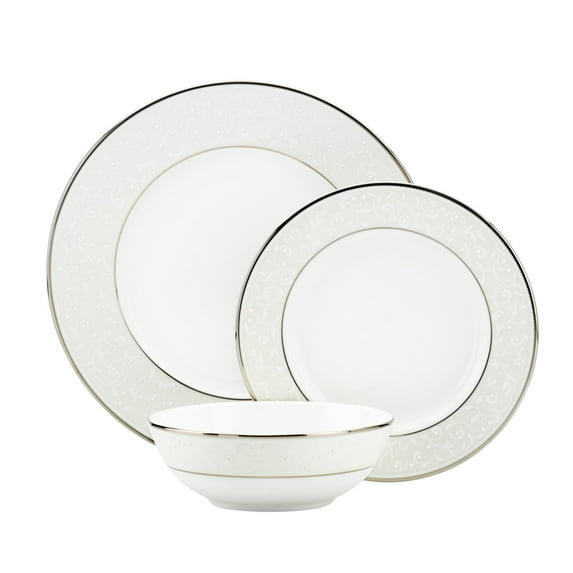 Lenox Opal Innocence Dinnerware 3-Piece Place Setting Boxed