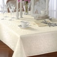 thumbnail image 1 of Lenox Opal Innocence Tablecloth, Ivory - 60"W x 140"L, 1 of 3