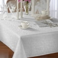 thumbnail image 1 of Lenox Opal Innocence Tablecloth, Platinum - 60"W x 120"L, 1 of 3
