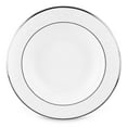 thumbnail image 1 of Lenox Opal Innocence Platinum Banded Bone China Pasta Bowl/Rim Soup, 1 of 2