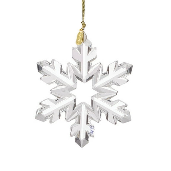 Lenox Optic Snowflake Ornament 3D Glass