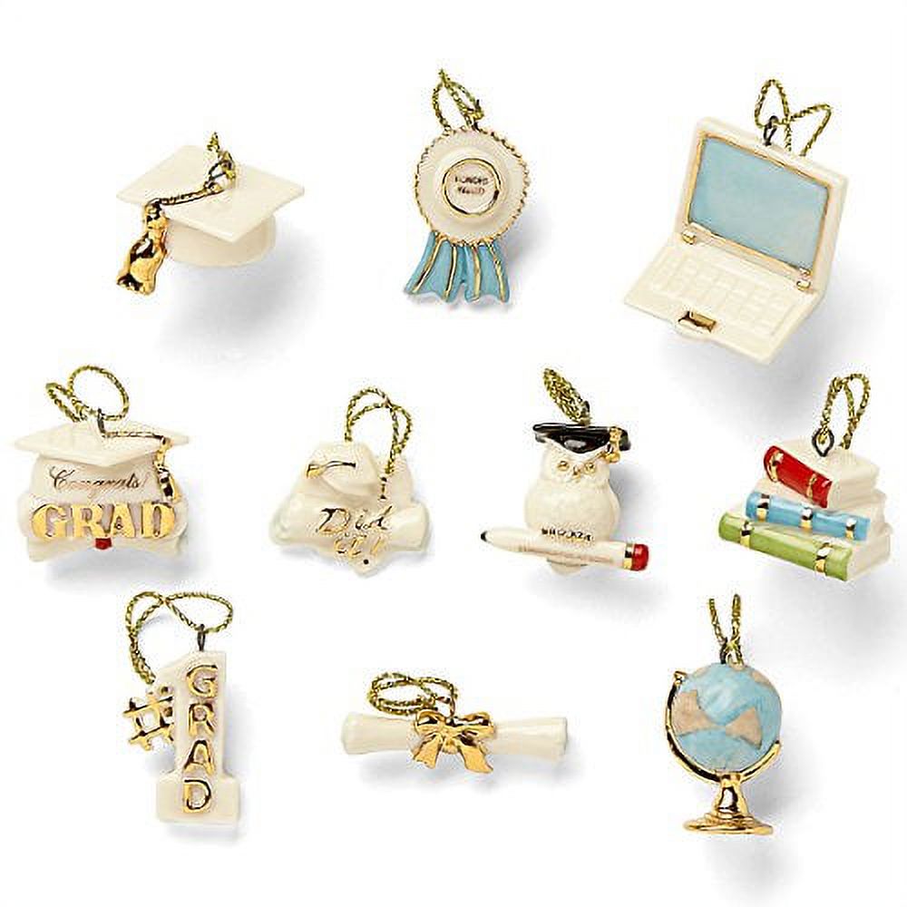 Lenox Ornament Tree Set of Ornaments (Graduation)