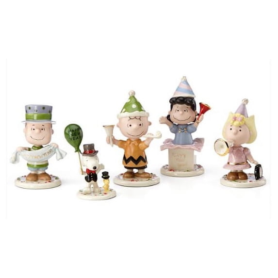 Lenox Peanuts 5 pcs Happy New Year Set