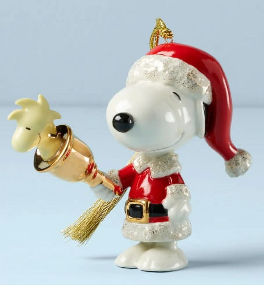 LENOX Snoopy Ringing Bell Ornament, 0.45 LB, Multi