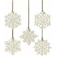 thumbnail image 1 of Lenox Porcelain Snowflake Ornaments Set of 6 - Brand New!, 1 of 17