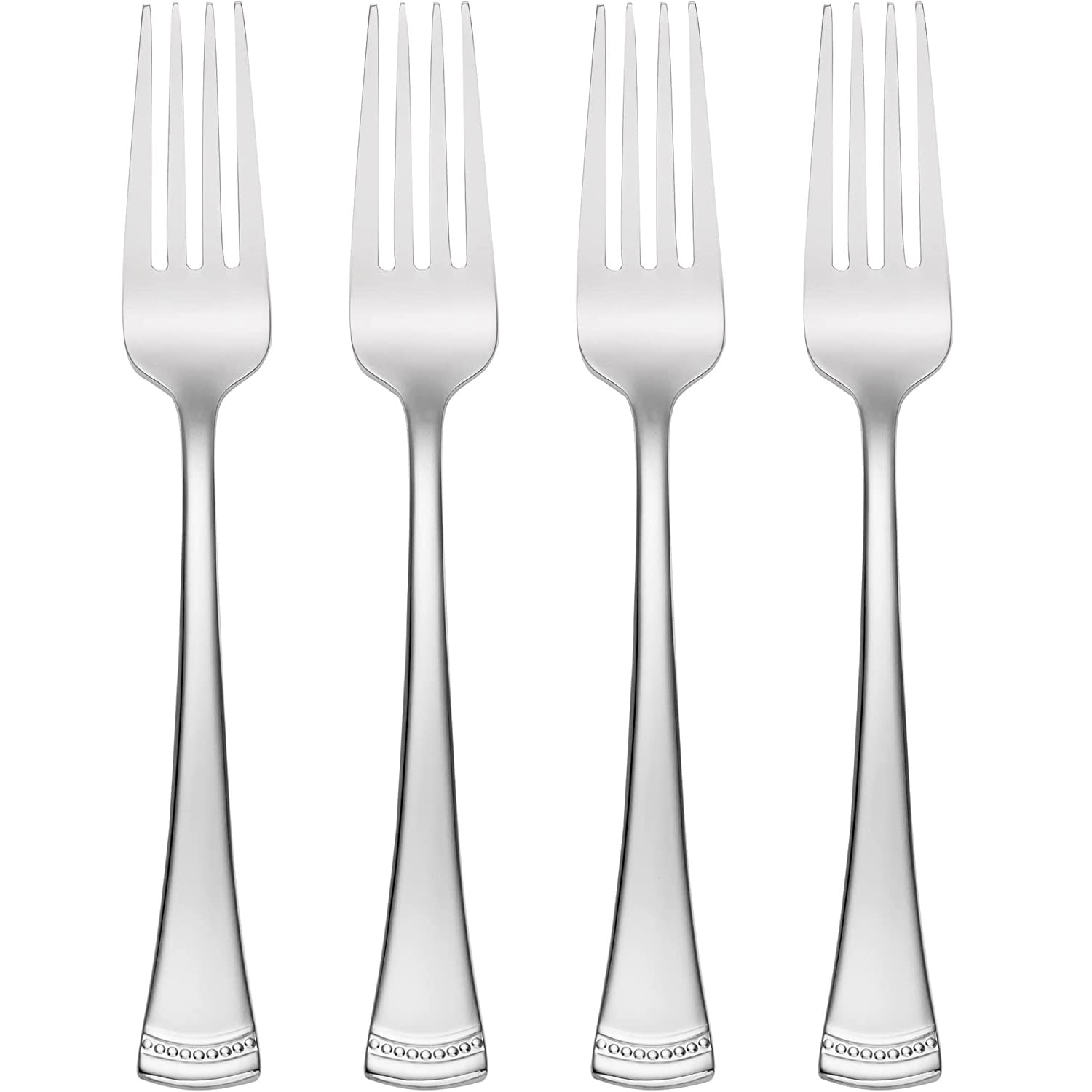 Portola Polished Stainless Steel Salad Forks Set of 4