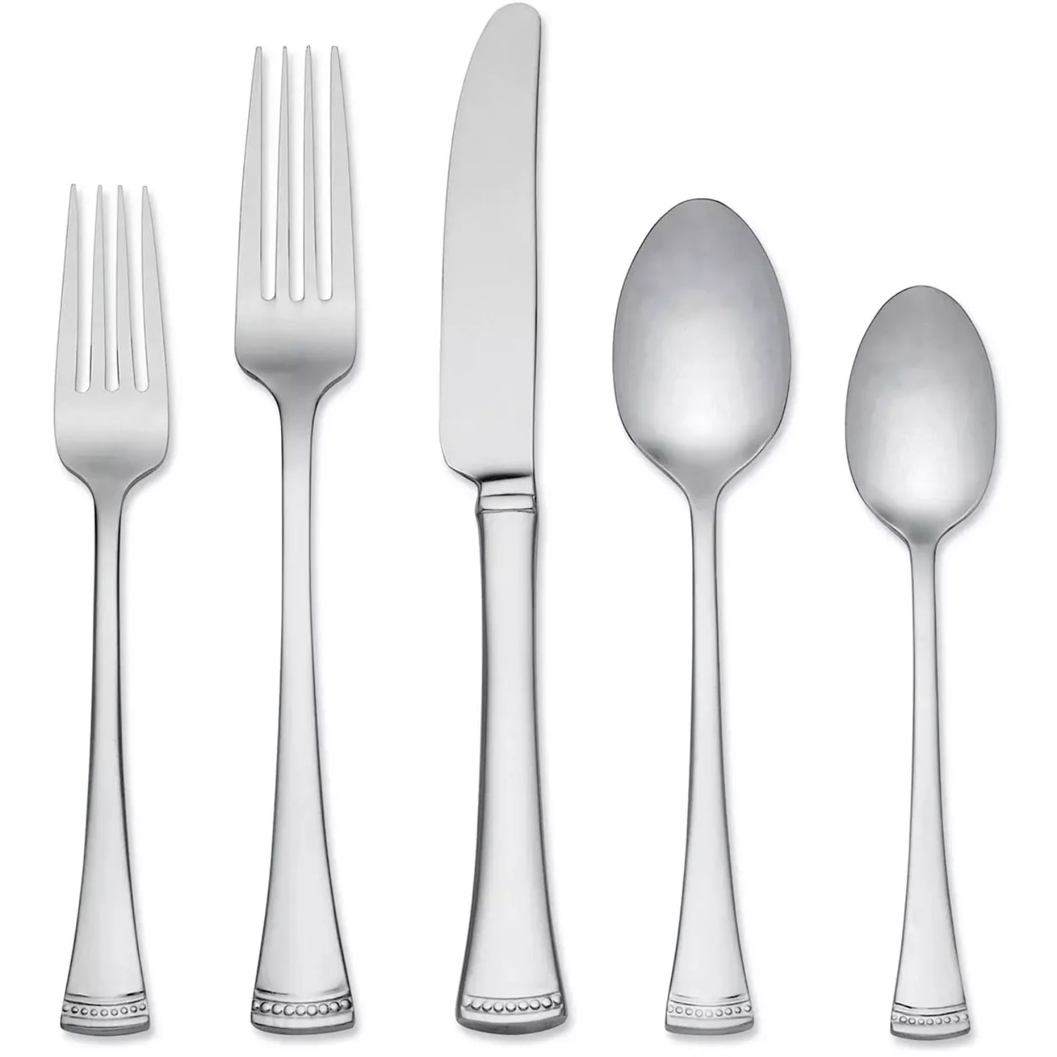 Lenox Portola 65-Piece Stainless Steel Flatware Set, Service for 12