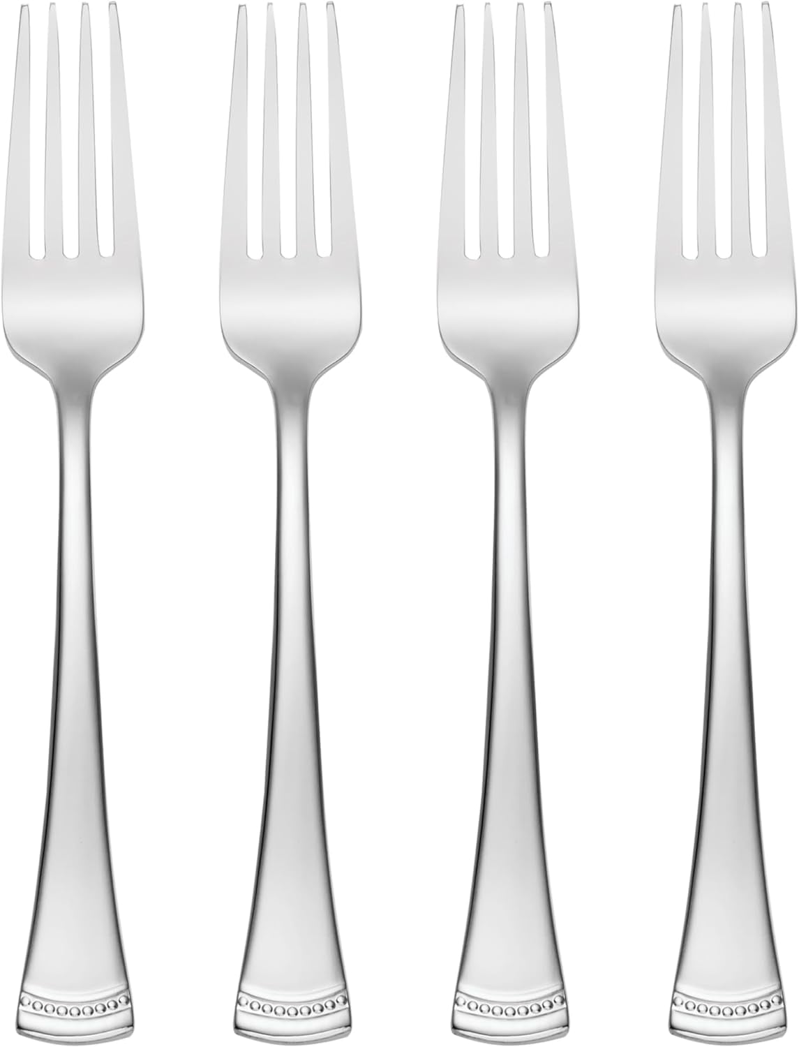 Portola Polished Stainless Steel Salad Forks Set of 4