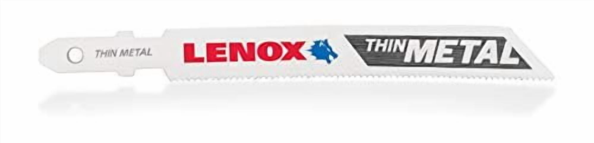 LENOX TOOLS 1991601 T-Shank Power Arc Thin Metal Cutting Jig Saw Blade, 3 5/8" x 3/8" 24 TPI, 3 Pack