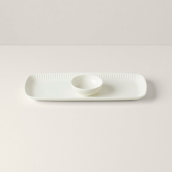 Lenox Profile Tray & Dip Bowl Set