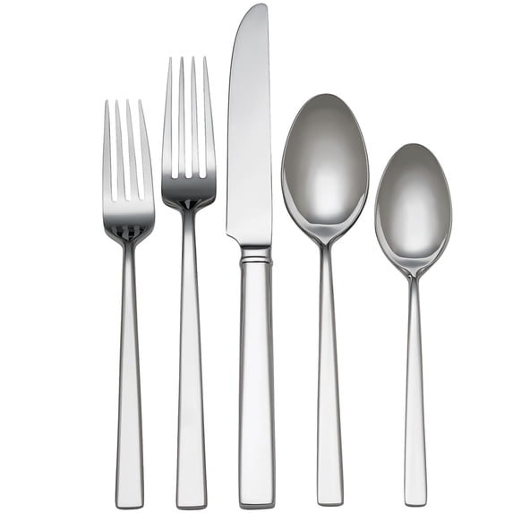 Lenox Reed And Barton Cole 65-Piece Flatware Set, Silver
