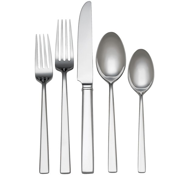 Lenox Reed And Barton Cole 65-Piece Flatware Set, Silver