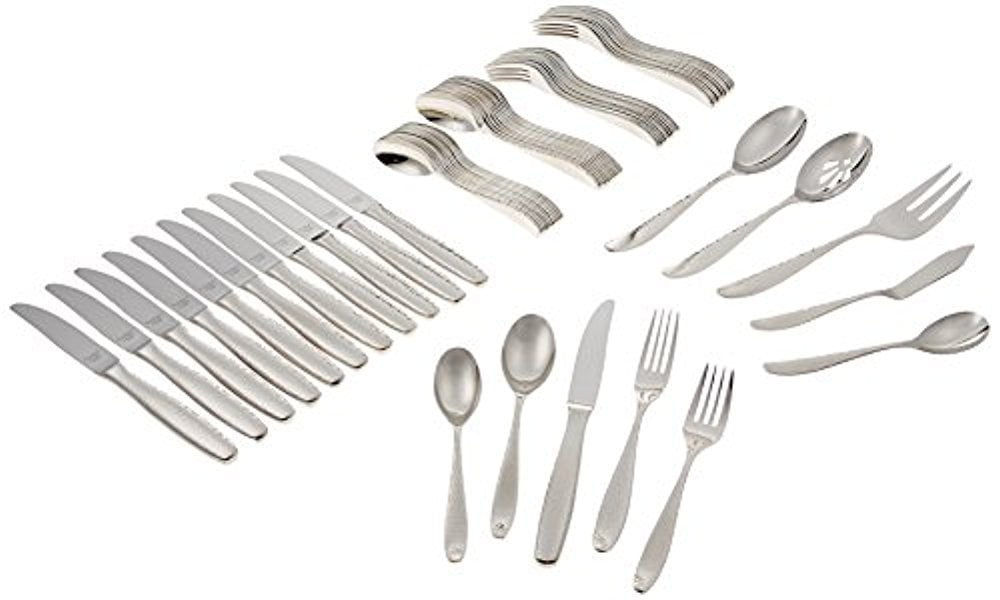 Lenox Reed And Barton Palmer 65-Piece Stainless Steel Silverware