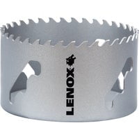 Lenox Speed Slot LXAH34 Hole Saw, 4 in Dia, Carbide Cutting Edge