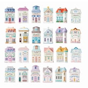 Lenox Spice Village 24-Piece Porcelain Spice Jar Set – Second Edition – Hand-Painted Collectible Jars with Airtight Lids – Vintage-Inspired Kitchen Decor – No Spices or Rack Included