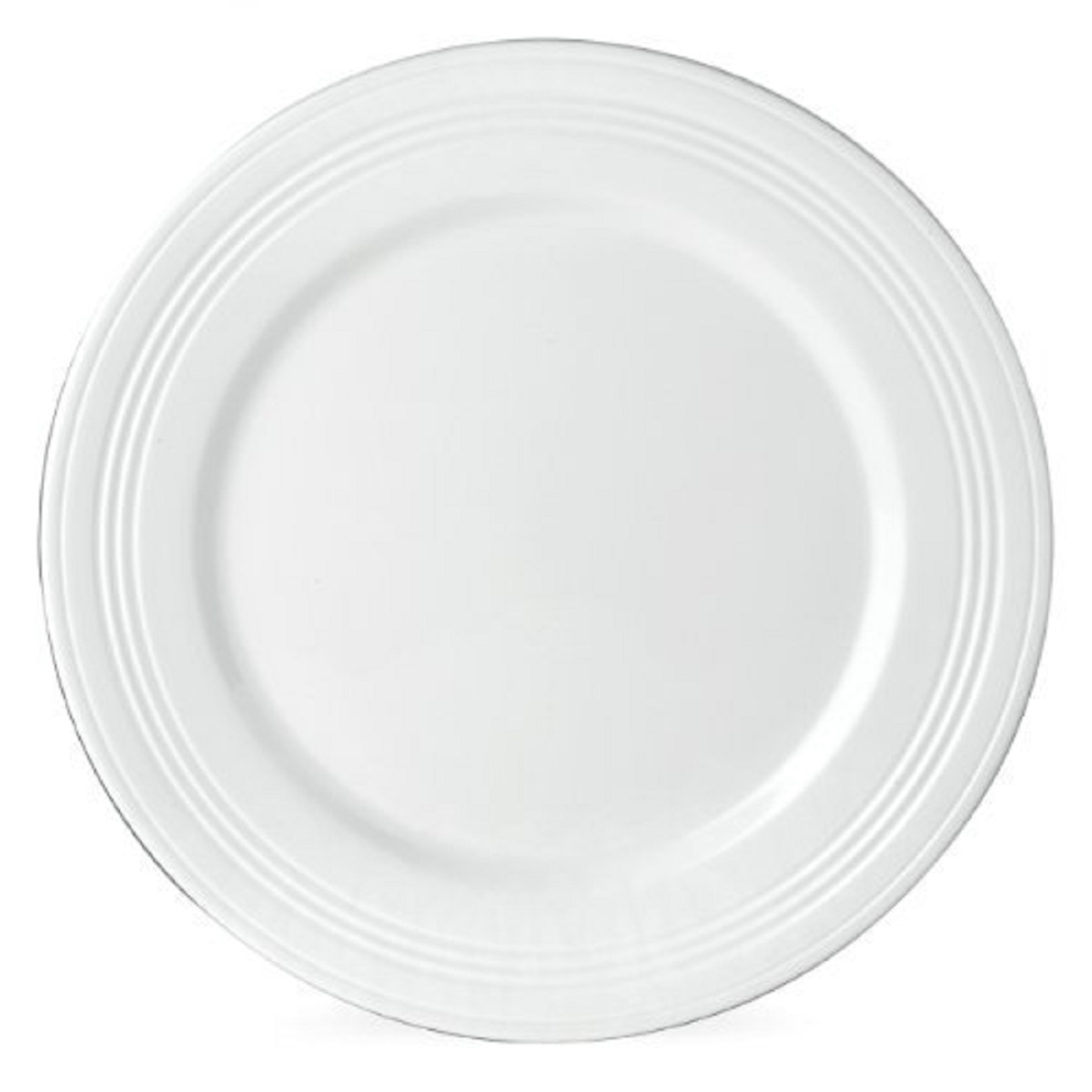 Lenox Tin Can Alley 4 Degree 9 in. Accent Plate, White