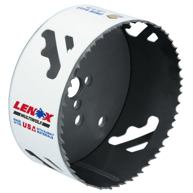 Lenox 4-5/8 In. (117 Mm) Bi-Metal Speed Slot Wood/metal Hole Saw