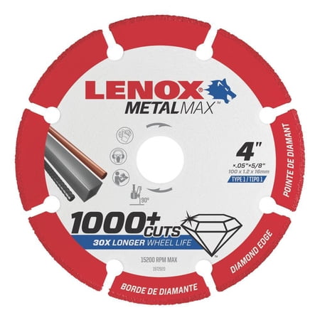 Lenox Tools LENOX DIAM CUTOFF WHEEL AG 4" X 5/8"