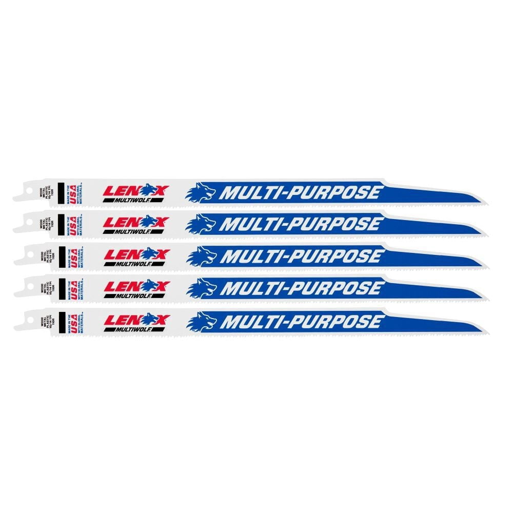 Lenox Tools Reciprocating Saw Blades, 110R, Bi-Metal, 12 in. L