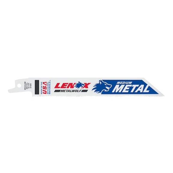 Lenox Tools 6 Inch 18 TPI Bi-Metal Reciprocating Saw Blade - 1 Pack