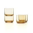 thumbnail image 1 of Lenox Tuscany Classics 9 oz Stackable Amber Short Glasses (Set of 4), 1 of 6