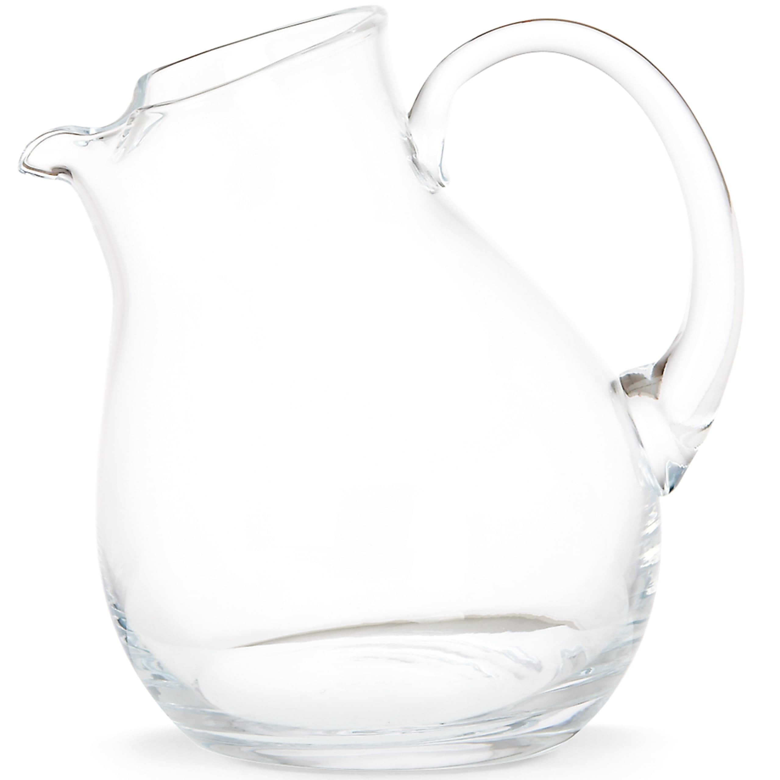 Clear European Lead-Free Crystal 80 oz. Handled Pitcher