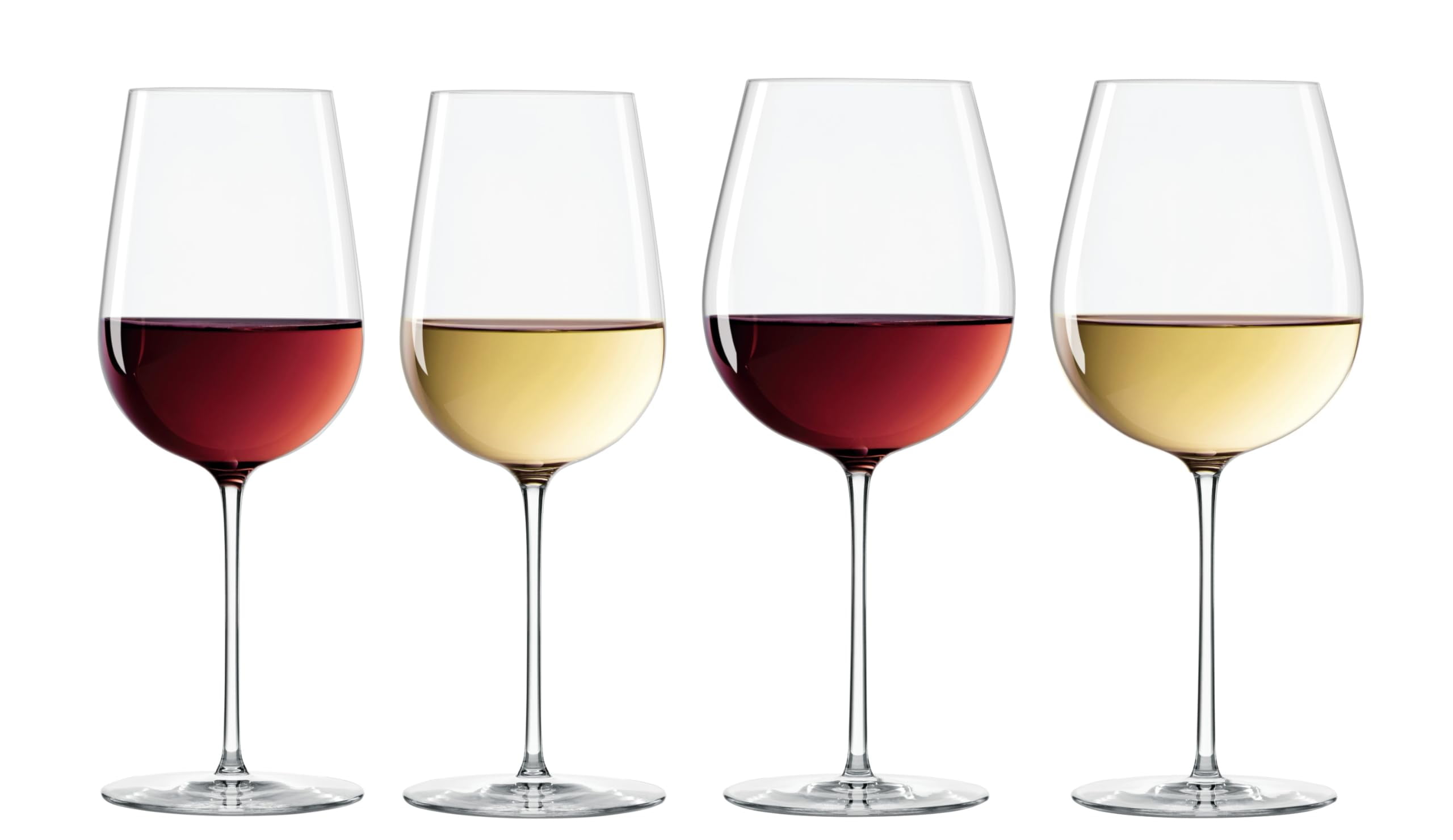 Signature Series 4-Piece Clear Crystal Wine Glass Set