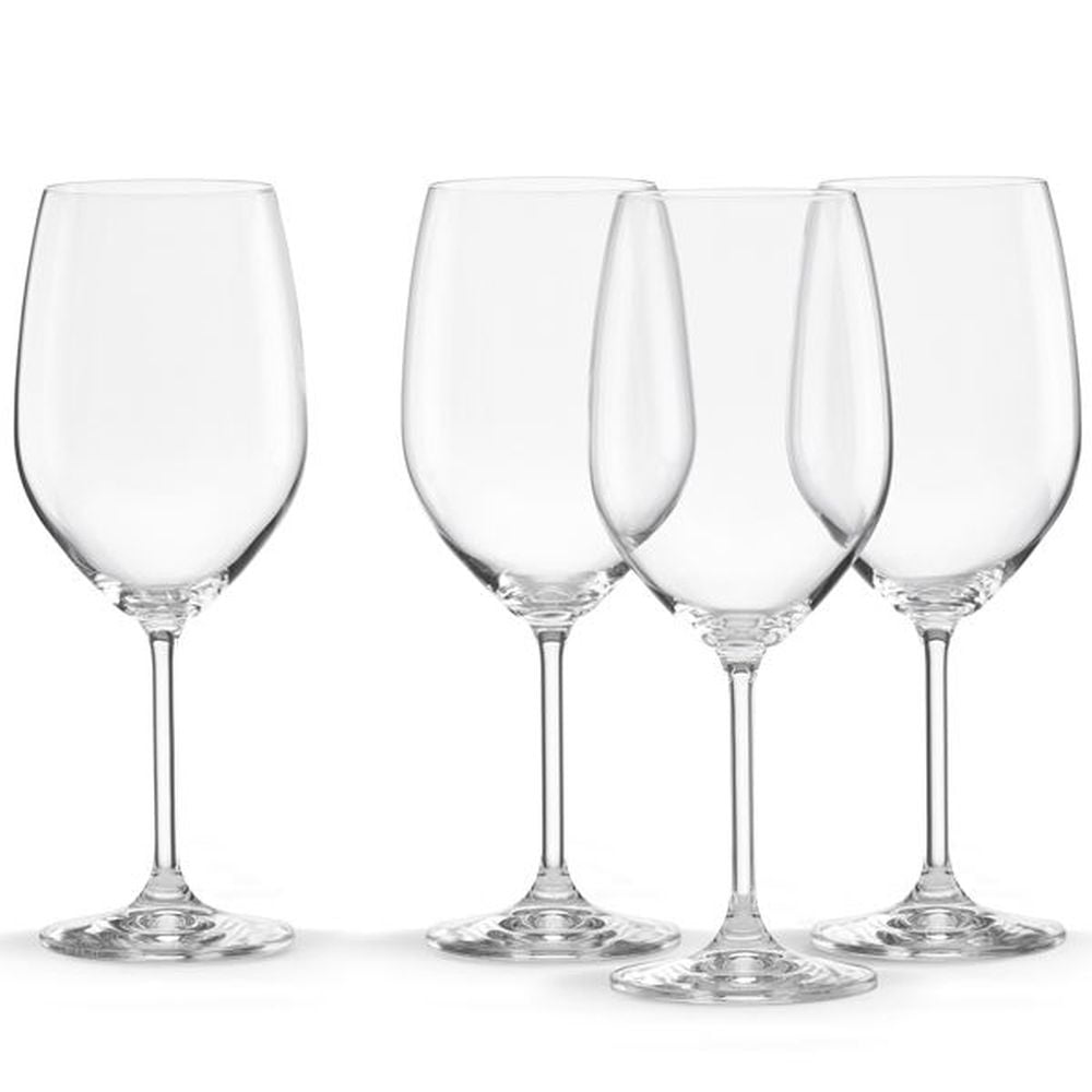 Tuscany Classics Clear Crystal White Wine Glass Set, 6 Count