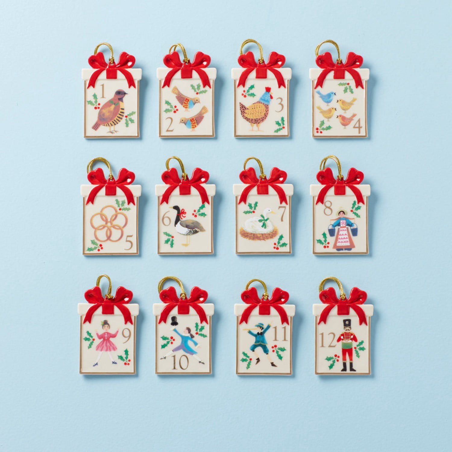 Lenox Twelve Days of Christmas Ornament, Set of 12 - Walmart.com