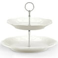 thumbnail image 1 of Lenox Unisex French Perle Tiered Server White Serveware, 1 of 2