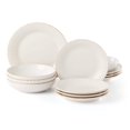 thumbnail image 1 of Lenox White French Perle Groove Piece Dinnerware Set, 12 Count, 1 of 10