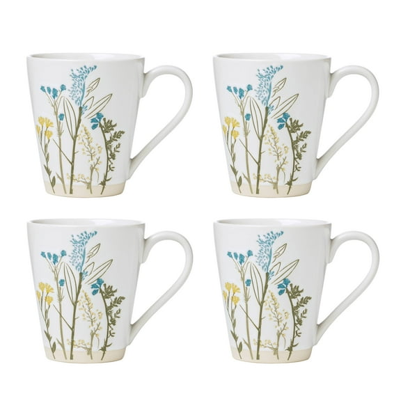 Lenox Wildflowers 13 oz Stoneware Mugs (Set of 4)
