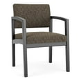 thumbnail image 1 of Lenox Wood Reception Waiting Room Wood Guest Chair / Black Wood / Brown, 1 of 5