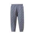 thumbnail image 1 of Lenpel Children's Padded Quilted Pants Boys Girls Fall Winter Cotton Thick Warm Jogger Pants Toddler Baby Thermal Pants 1-15 Y(Gray,8-9 Years), 1 of 6