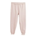 thumbnail image 1 of Lenpel Children's Thermal Pants Unisex Boys Girls Fleece Lined Elastic Waist Thick Warm Pull on Pants Lounge Pajama Bottoms(Pink,8-9 Years), 1 of 3