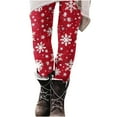 thumbnail image 1 of Lenpel Christmas Leggings for Women Soft Comfy High Waisted Full Length Printed Yoga Pants Tight Workout Trousers, 1 of 1
