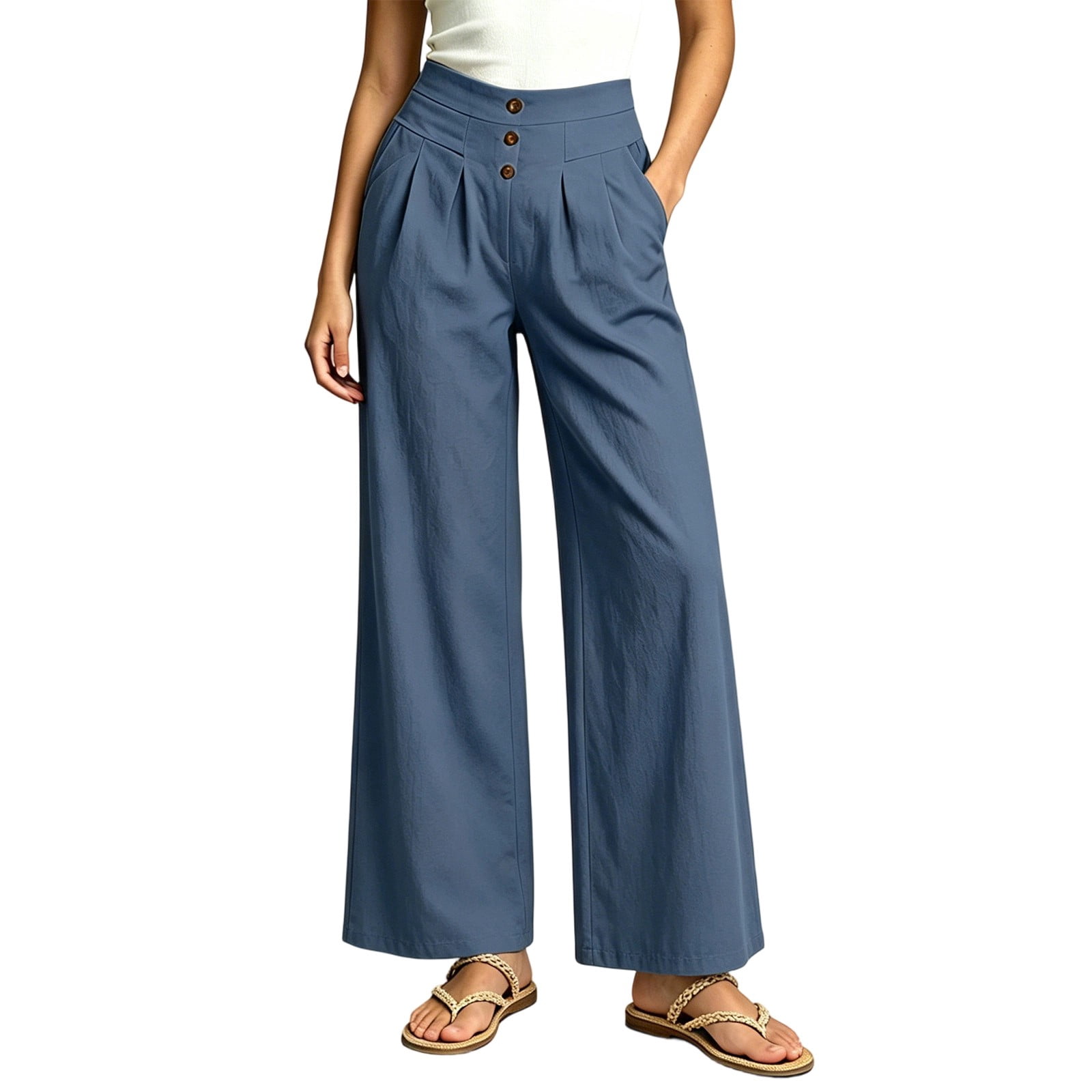 womens lined dress pants Stretch Linen Blend for Tall Women in Olive 10 / Extra Tall / Olive 24% linen ED8532 Microfiber Dress Pant for