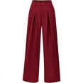 thumbnail image 1 of Lenpel Dress Pants for Women Trendy Wide Leg High Elastic Waisted Suit Trousers Baggy Business Casual Dressy Outfits, 1 of 6