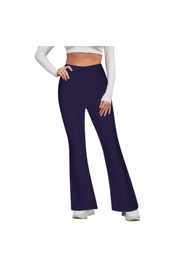 Fare Leggings for Women High Waisted Bell Bottom Stretchy Running Yoga Pants Bootcut Workout Trousers